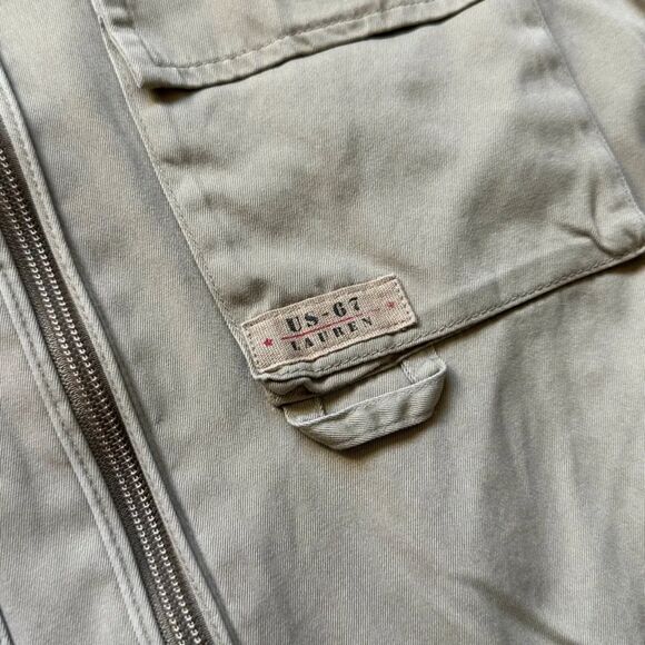 Lauren Ralph Lauren Sarfari Vest Jacket US-67 With Removable Sleeves Size Large - Picture 3 of 8